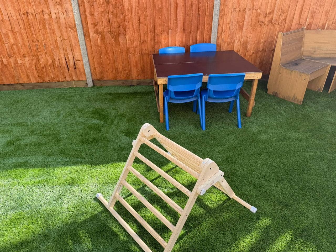 Children playing outdoors in nature